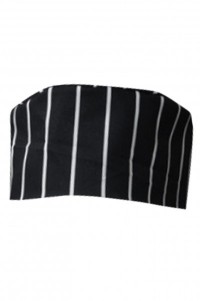 CHFH-008 order chef's working hat Chinese and western restaurant hat kitchen antifouling hat flat hat side view